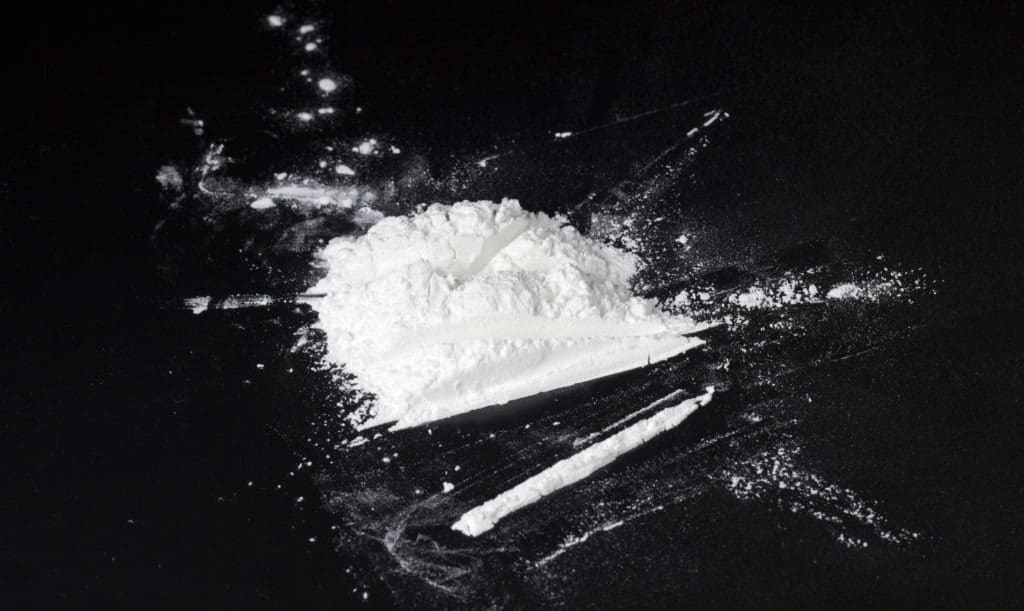 Cocaine heap.