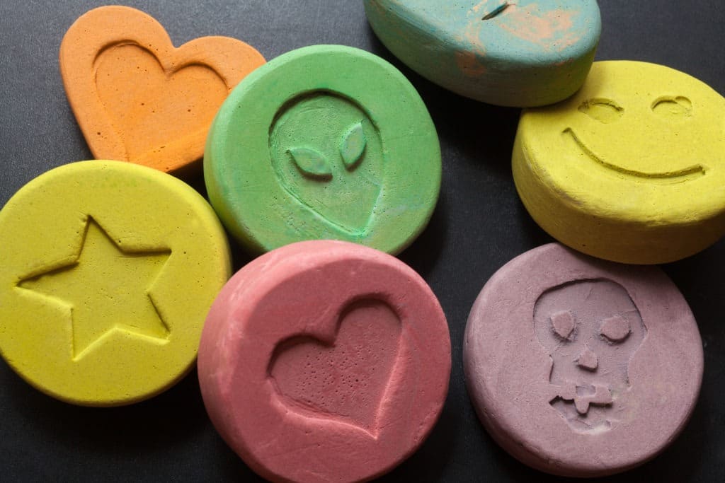 Ecstasy pills.