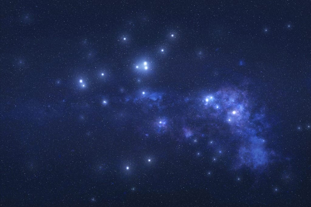Centaurus constellation in the night sky.