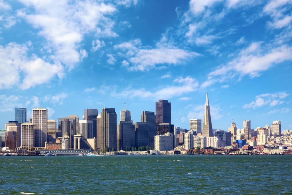 San Francisco skyline, California, USA.